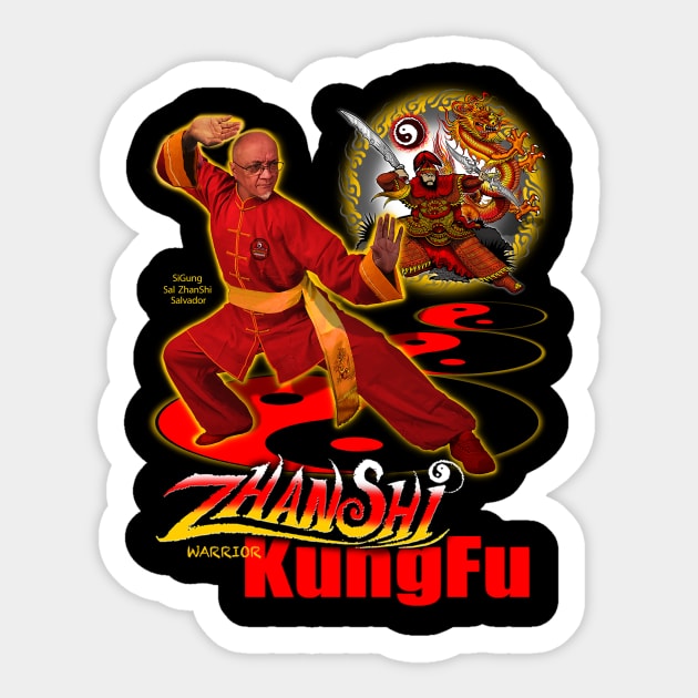 SiGung Sal ZhanShi Kung Fu Sticker by MyTeeGraphics